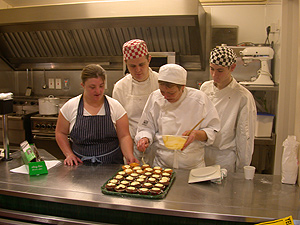 Rumbles caterers at work